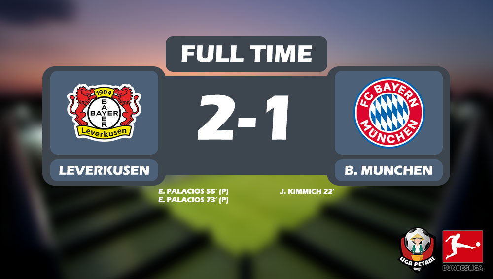 Hasil Pertandingan Bayer Leverkusen Vs Bayern Munchen