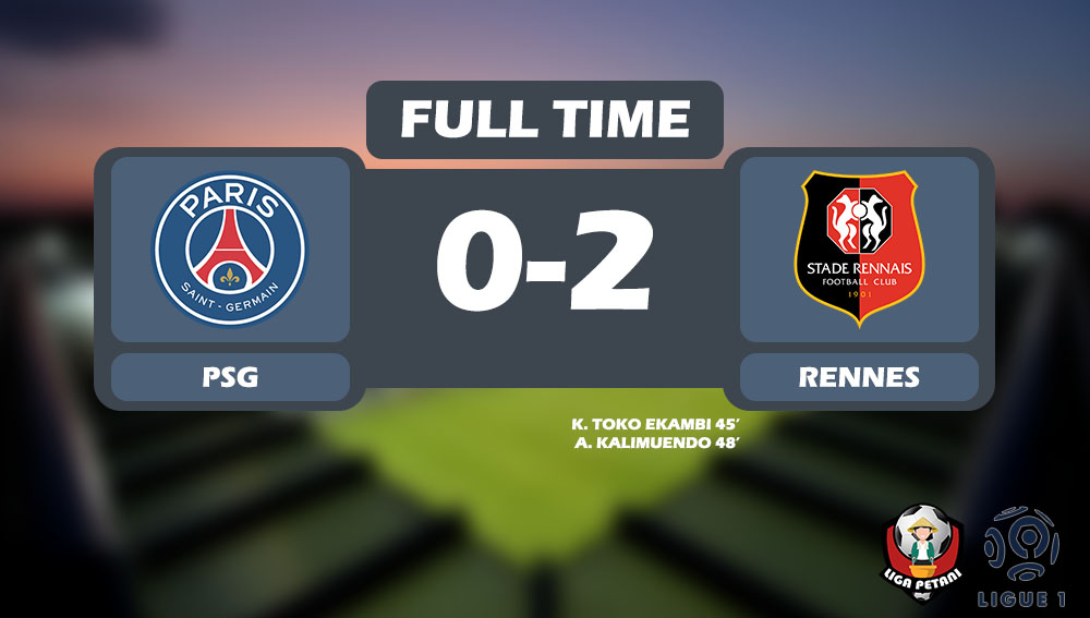 Hasil Pertandingan PSG Vs Rennes