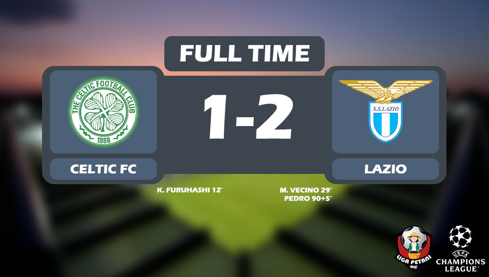 Hasil Pertandingan Celtic FC Vs Lazio