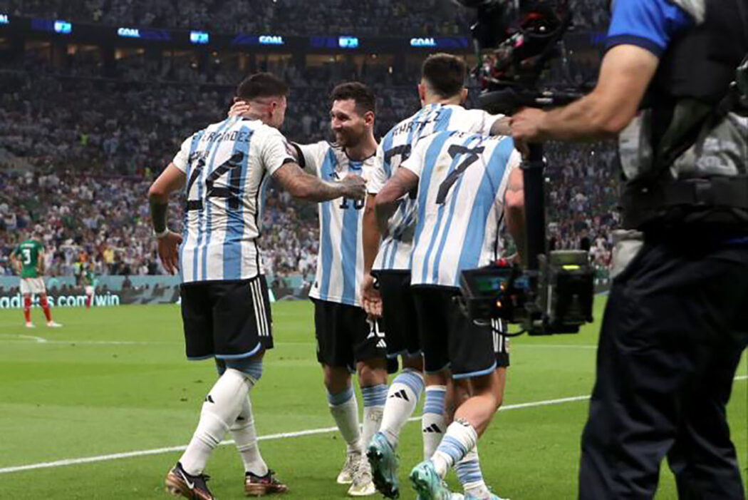hasil pertandingan argentina vs meksiko