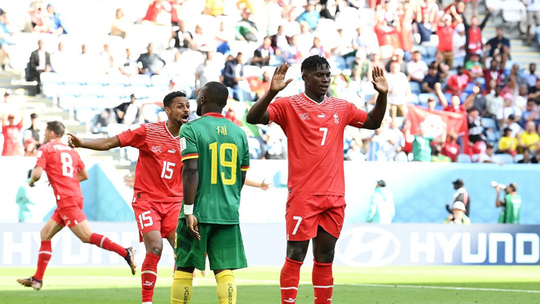 hasil pertandingan swiss vs kamerun