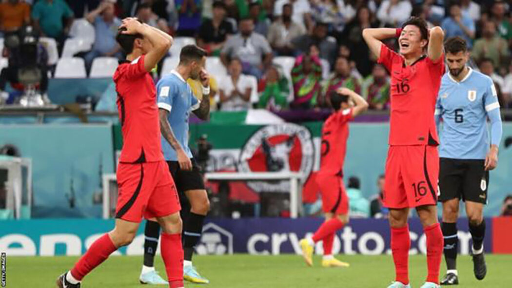 hasil pertandingan uruguay vs korea selatan