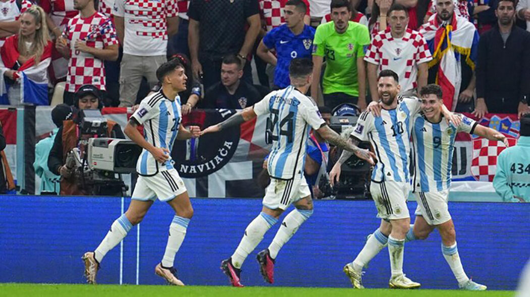hasil pertandingan argentina vs kroasia