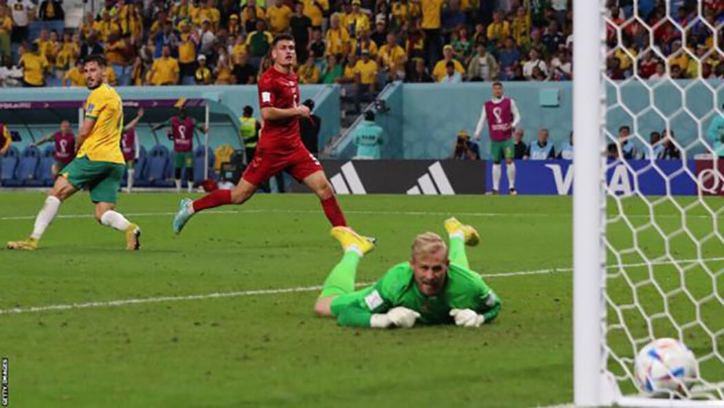hasil pertandingan australia vs denmark