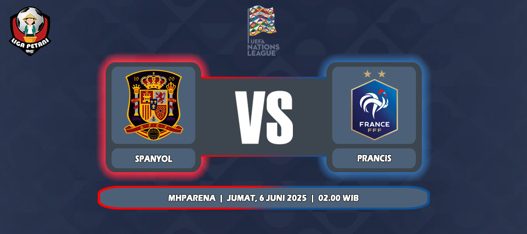Prediksi Spanyol Vs Prancis 6 Juni 2025