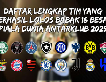 daftar lengkap tim yang lolos babak 16 besar piala dunia antarklub