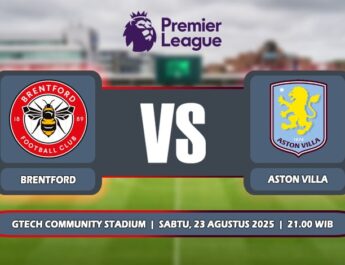 Prediksi Brentford Vs Aston Villa 23 Agustus 2025