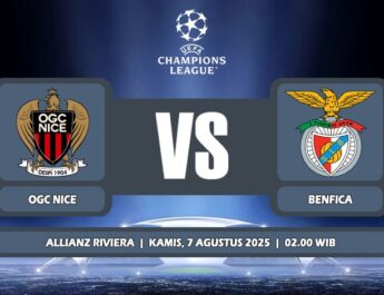 Prediksi OGC Nice Vs Benfica 7 Agustus 2025