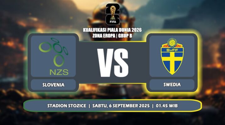 Prediksi Slovenia Vs Swedia 6 September 2025 di Kualifikasi Piala Dunia 2026