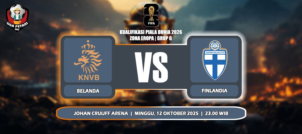 Prediksi Belanda Vs Finlandia 12 Oktober 2025 di Kualifikasi Piala Dunia 2026