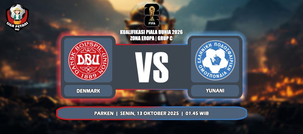 Prediksi Denmark Vs Yunani 13 Oktober 2025 di Kualifikasi Piala Dunia 2026
