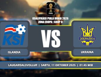 Prediksi Islandia Vs Ukraina 11 Oktober 2025 di Kualifikasi Piala Dunia 2026