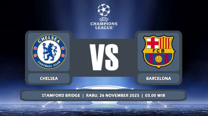 Prediksi Chelsea Vs Barcelona 26 November 2025 di Liga Champions