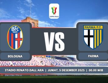 Prediksi Bologna Vs Parma 5 Desember 2025 di Coppa Italia