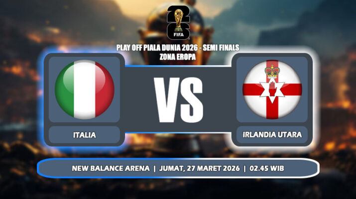 Prediksi Italia vs Irlandia Utara 27 Maret 2026