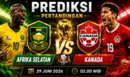 Prediksi Afrika Selatan vs Kanada 29 Juni 2026