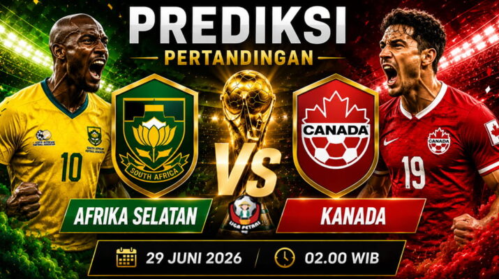 Prediksi Afrika Selatan vs Kanada 29 Juni 2026