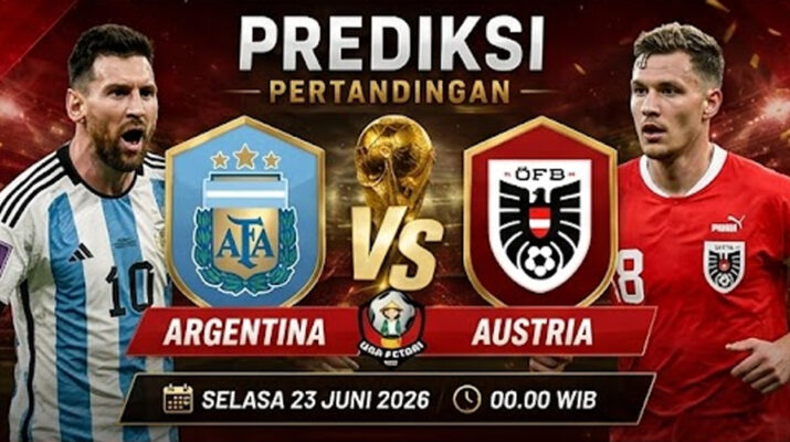 Prediksi Argentina vs Austria 23 Juni 2026