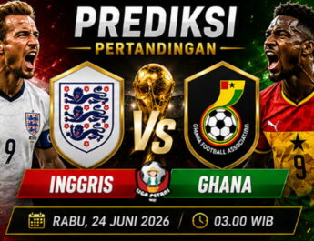 Prediksi Inggris vs Ghana 24 Juni 2026