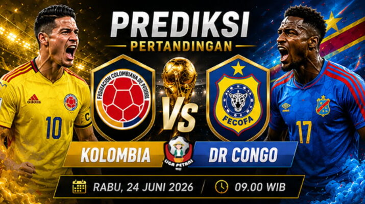 Prediksi Kolombia vs DR Congo 24 Juni 2026