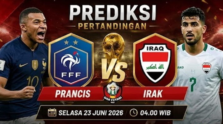 Prediksi Prancis vs Irak 23 Juni 2026