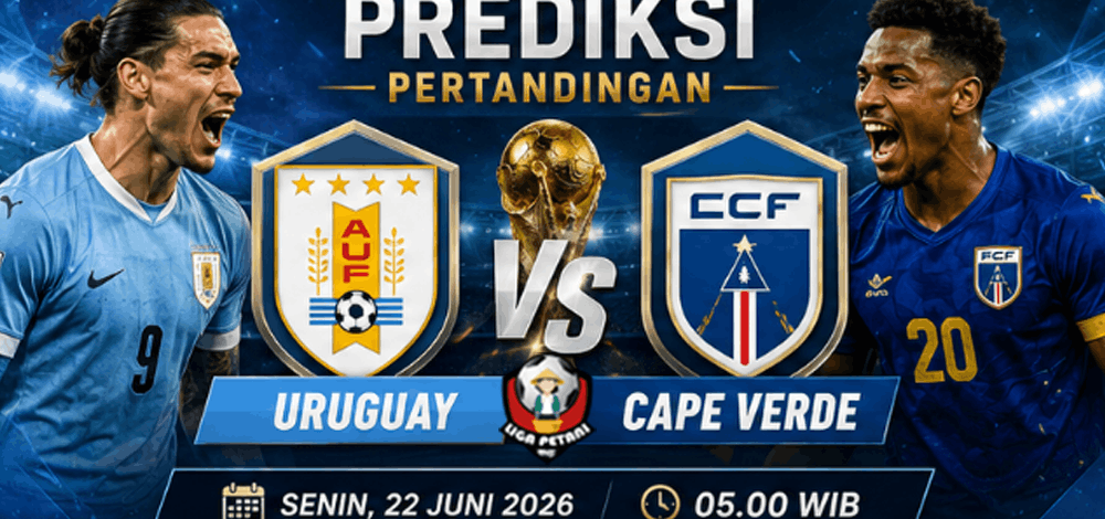 Prediksi Uruguay vs Cape Verde 22 Juni 2026