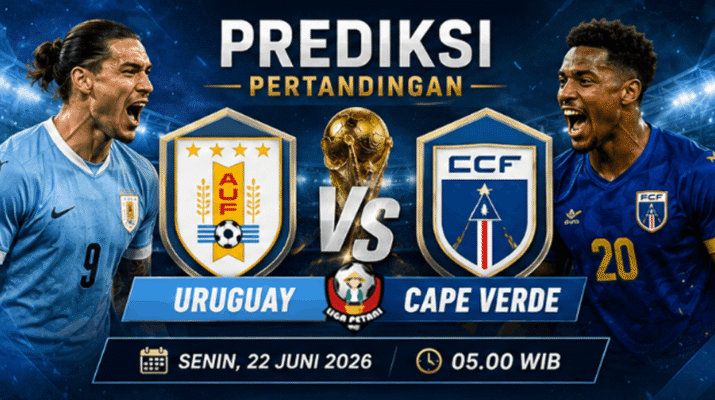 Prediksi Uruguay vs Cape Verde 22 Juni 2026