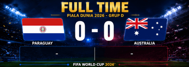 hasil pertandingan piala dunia 2026 paraguay 0-0 australia