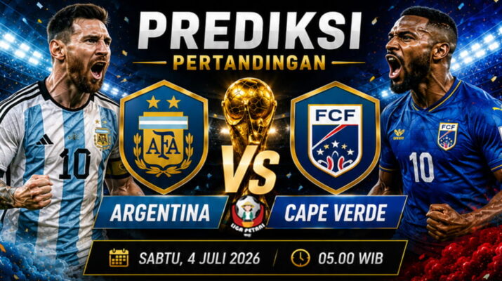 Prediksi Argentina vs Cape Verde 4 Juli 2026