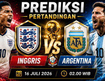 prediksi Inggris vs Argentina 16 Juli 2026