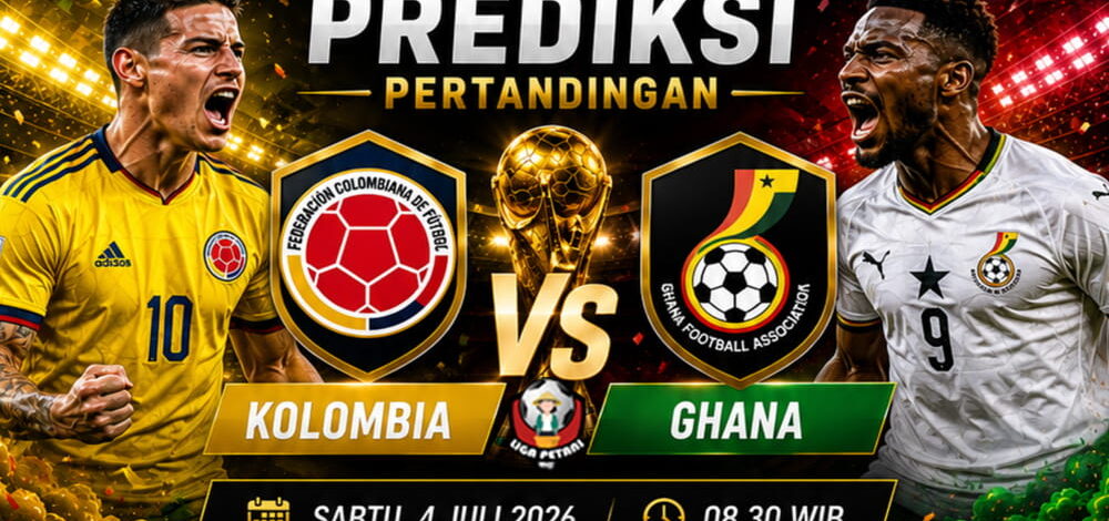 Prediksi Kolombia vs Ghana 4 Juli 2026