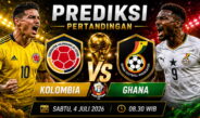 Prediksi Kolombia vs Ghana 4 Juli 2026