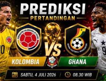 Prediksi Kolombia vs Ghana 4 Juli 2026