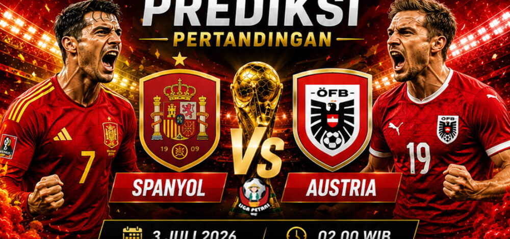 Prediksi Spanyol vs Austria 3 Juli 2026