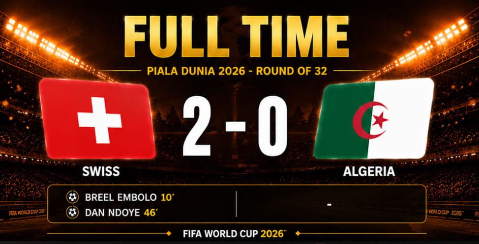 hasil pertandingan swiss 2-0 algeria